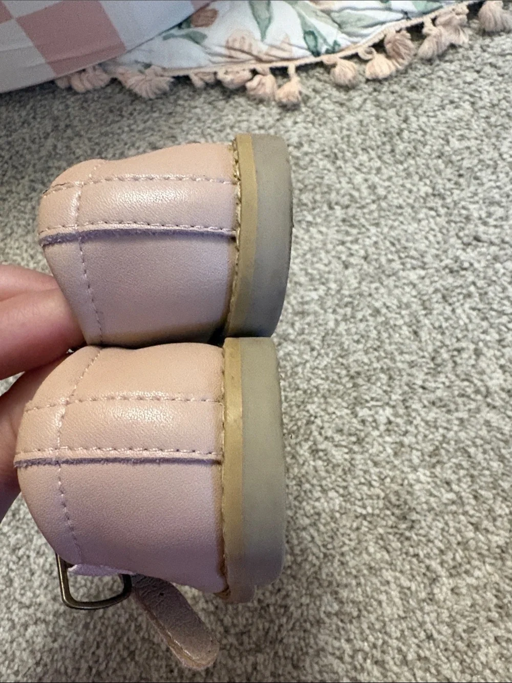 SweetHoney Blush Pink T-Strap Toddler Mary Jane Shoes